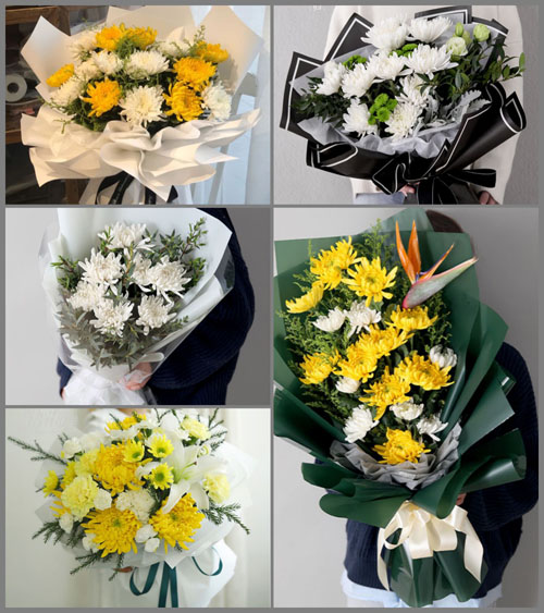 浙江省台州玉环县沙门镇大沙湾村白事花束代送